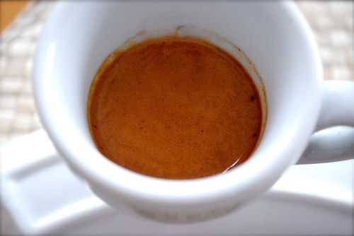 用摩卡咖啡豆制作的单品咖啡