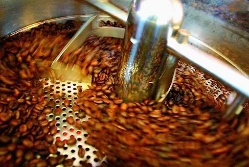 咖啡豆烘培